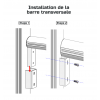 Installation de la barre transversale