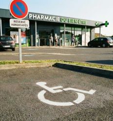 Pochoir handicapé
