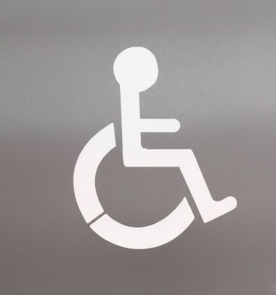 Pochoir handicapé - PVC