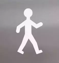 Pochoir Piéton