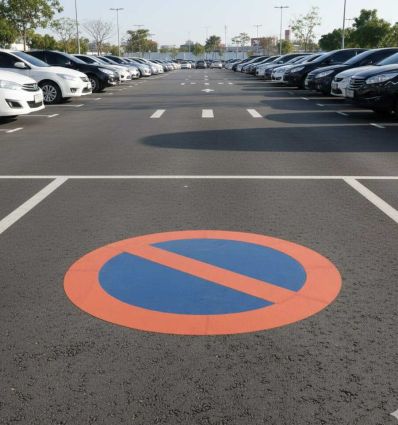 Pochoir interdit de stationner