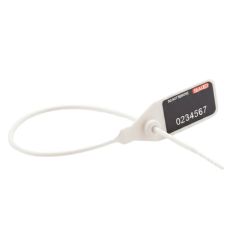 Scellé en plastique insert métallique blanc