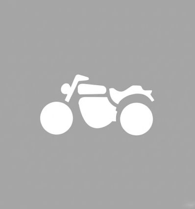pochoir moto en aluminium