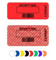 Étiquettes de sécurité sans transfert couleurs VOID