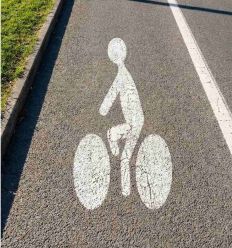 Pochoir cycliste