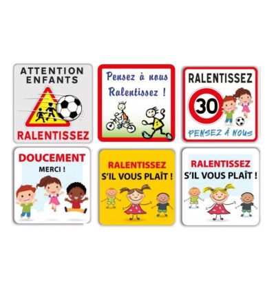 Panneau Prudence École Attention Enfants