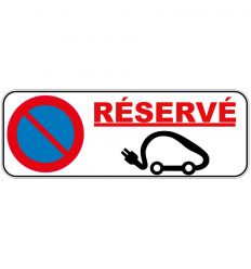 Panneau stationnement électrique borne de recharge – PVC Classe 1