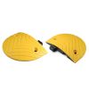 Embout jaune Ralentisseur routier 50 mm voie privée 30 km/h