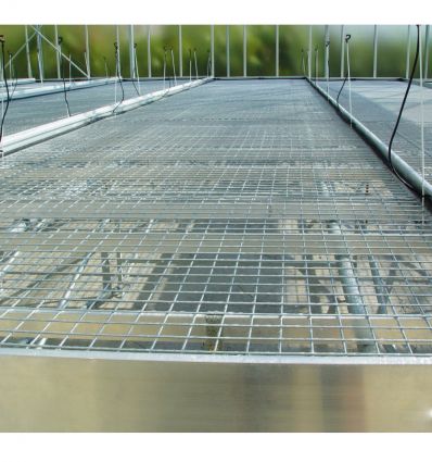 Table de serre Professionnelle avec Fond Grillagé