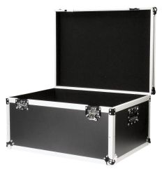 Flight case ouvert