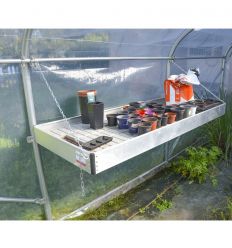 Table de culture rabattable pour serre L. 200 x l. 80 cm