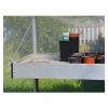 Table de culture rabattable pour serre L. 200 x l. 80 cm