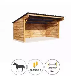 Abris de prairie grande taille L. 6 m