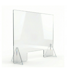 vitre de protection accueil