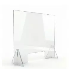 Vitre de protection comptoir
