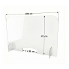 vitre de protection accueil 100 x 65 cm