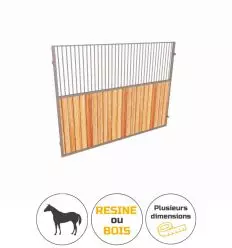 Separation de box chevaux à barreaux
