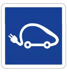 Panneau Emplacement réservé aux Véhicules Electriques