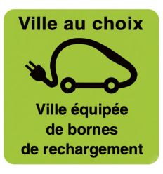 Panneau de stationnement pour véhicules propres limité à 3 heures
