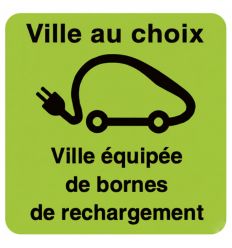 Panneau de stationnement pour véhicules propres limité à 3 heures