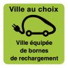 Panneau de stationnement pour véhicules propres limité à 3 heures