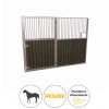 Facade battante de box en résine pour écurie de chevaux