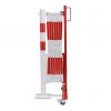 Barrière extensible fermé rouge et blanc