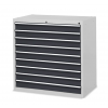 Armoire à outils - 9 tiroirs - gris anthracite