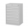 Armoire à outils - 7 tiroirs - gris clair