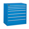 Armoire à tiroir métallique - 7 tiroirs - bleu