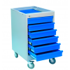 Caisson d'atelier sur roulettes - 6 tiroirs