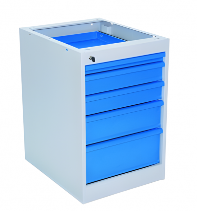 Armoire baisse d'atelier - 5 tiroirs