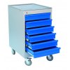 Caisson d'atelier sur roulettes - 6 tiroirs