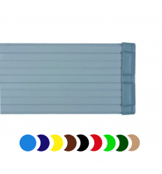 Lisse protection murale sur rail à visser