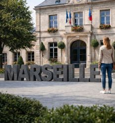 Lettre Géante Résinée Marseille 0,7 m