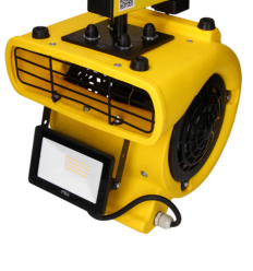 Ventilateur industriel 2-en-1 avec lampe de quai LED