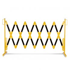 barrière extensible industrielle sur pieds