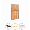 Porte en bois pour box à cheval deux battants pleins