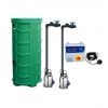 Station de relevage eaux usées et claires​ 500 L - double pompe
