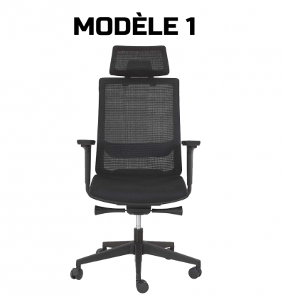 Chaise de bureau professionnel ergonomique modèle 1