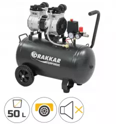 Compresseur silencieux 50L