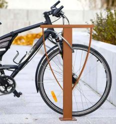 Appui vélo en acier