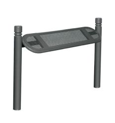 Banc Assis Debout en acier 2 pieds