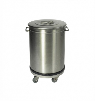 Poubelle pour liquide inox sans pédale