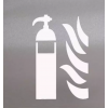 Pochoir extincteur alu