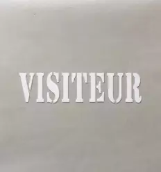 Pochoir visiteur