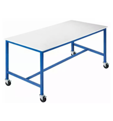 Table de travail avec roulettes