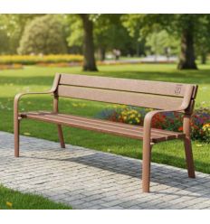 Banc Public Plastique Recyclé