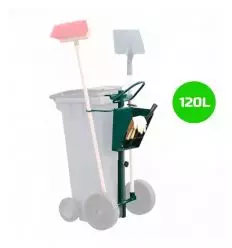 Chariot de Voirie pour conteneur plastique 120 L