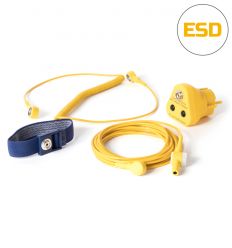 Kit mise à la terre bracelet esd antistatique